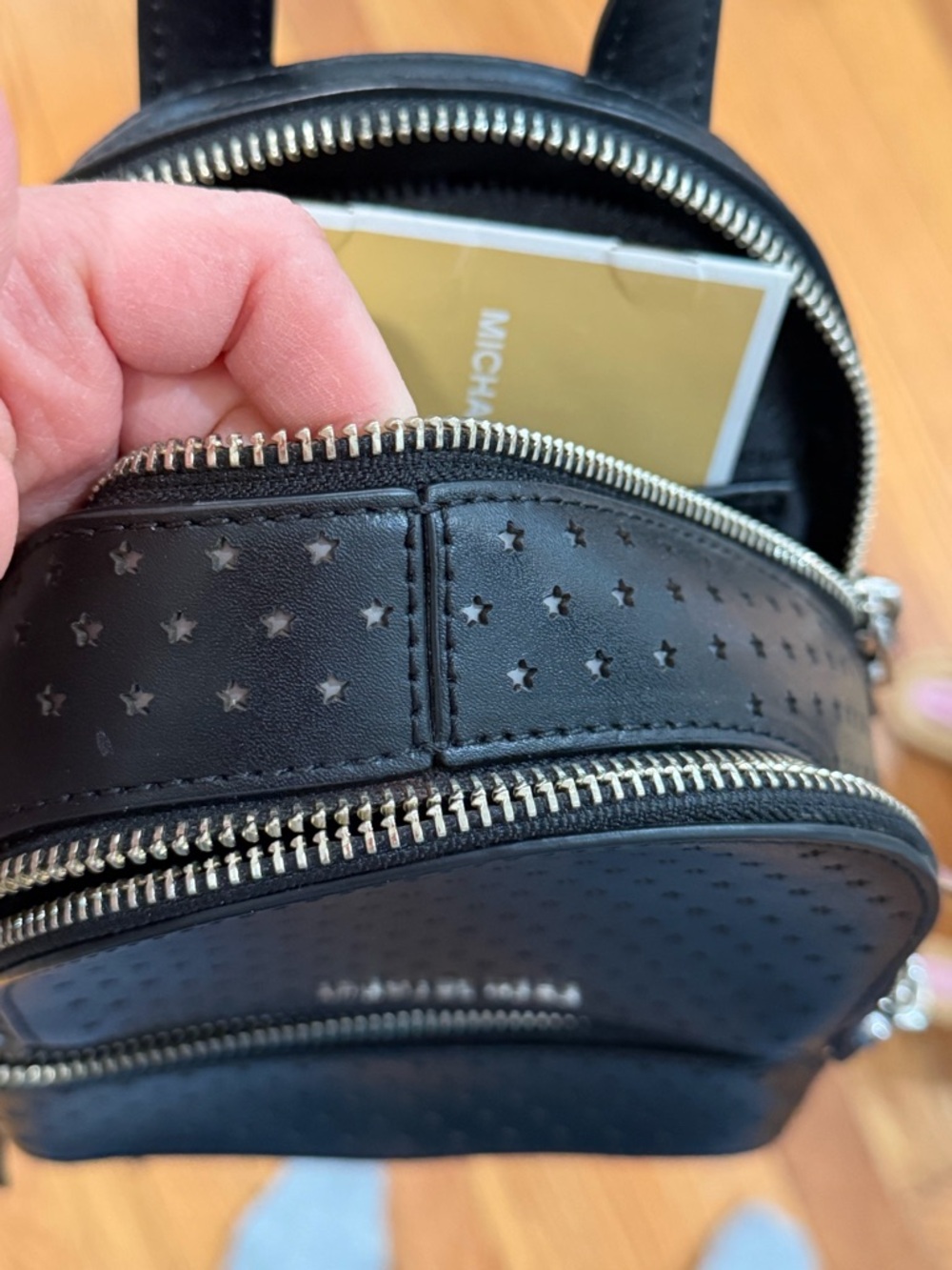 Michael Kors Stars Mini Backpack Like New - Picture 4 of 7